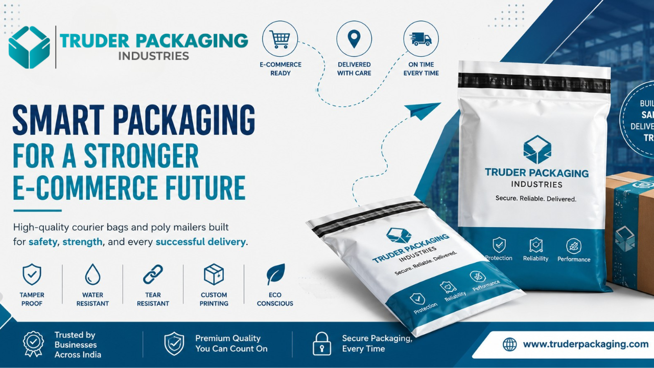 best courier bags manufacturer in India producing tamper-proof poly mailers